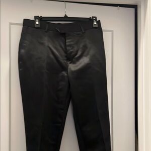 Black Satin Trousers